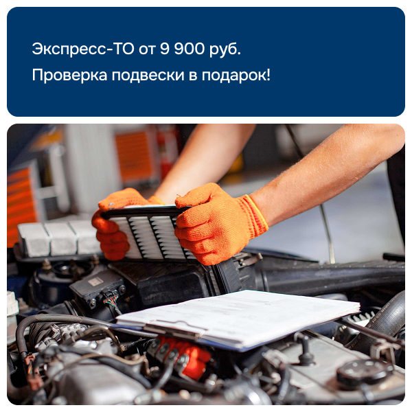 ЭКСПРЕСС-ТО от 9 900 руб. <br />Проверка подвески в подарок!